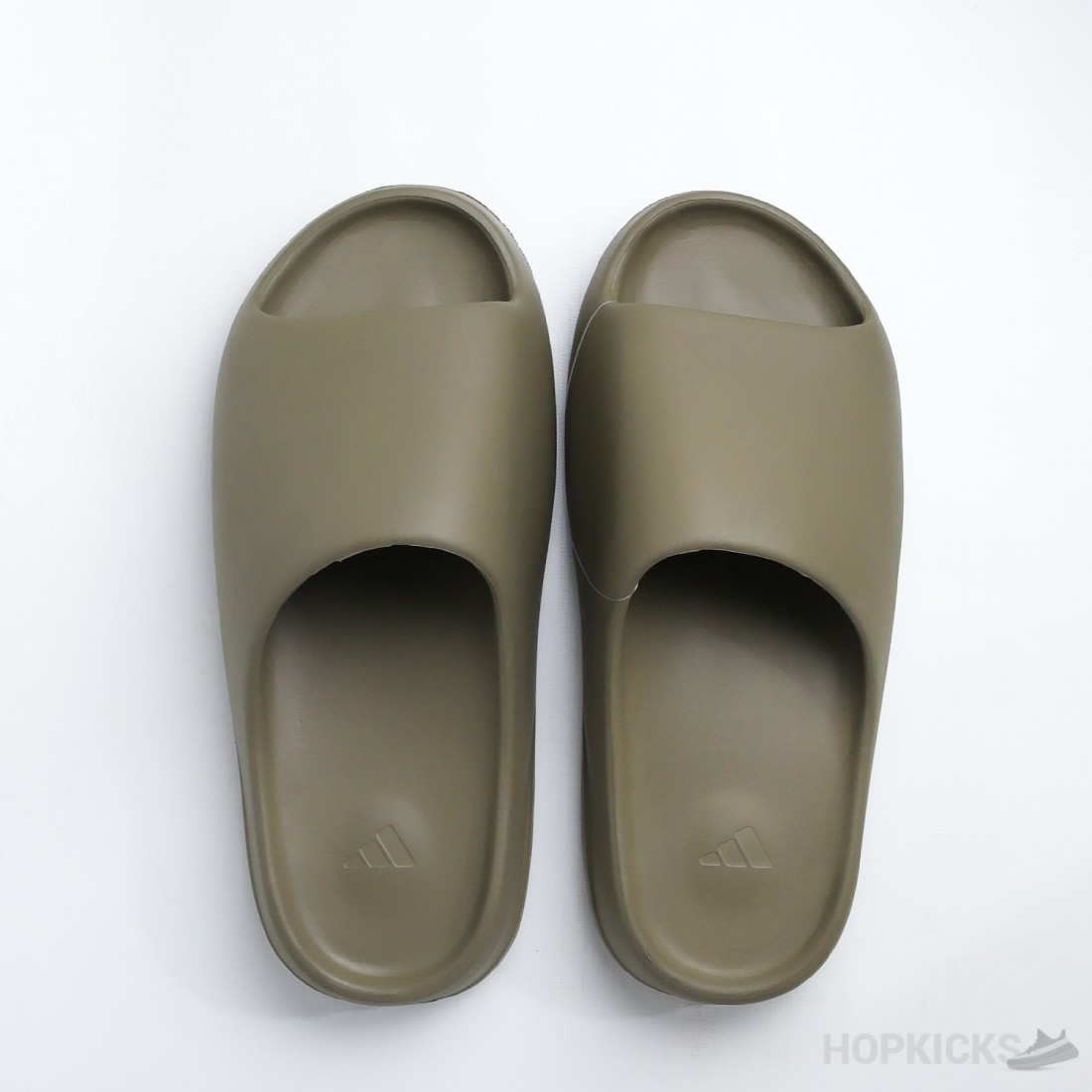 yeezy pure slide on feet
